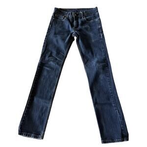 Levi’s 511 Jeans Mens 29x31 Blue Slim Straight Dark Wash Denim Y2k Cotton Levis